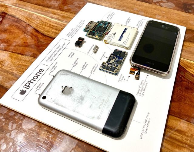 Cuadro Decorativo Despiece iPhone 2G