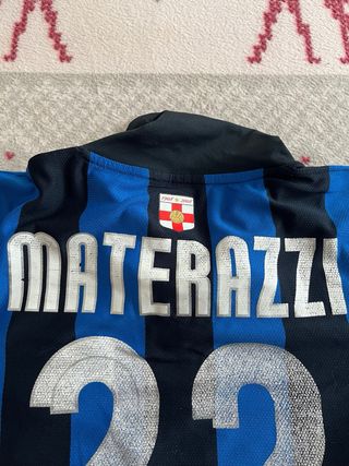 Maglia Inter 2007-2008 Materazzi Originale