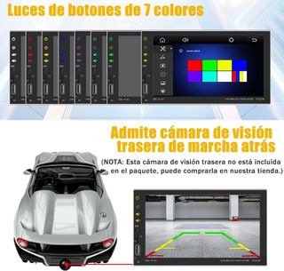 Radio Coche 2 DIN CarPlay Android Auto