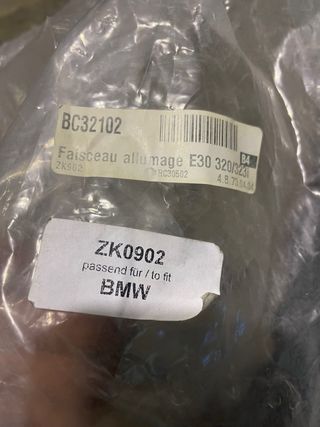 Cable Bobinas BMW E30 320i