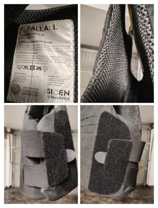 Chaleco antibalas y anticuchillo SIOEN