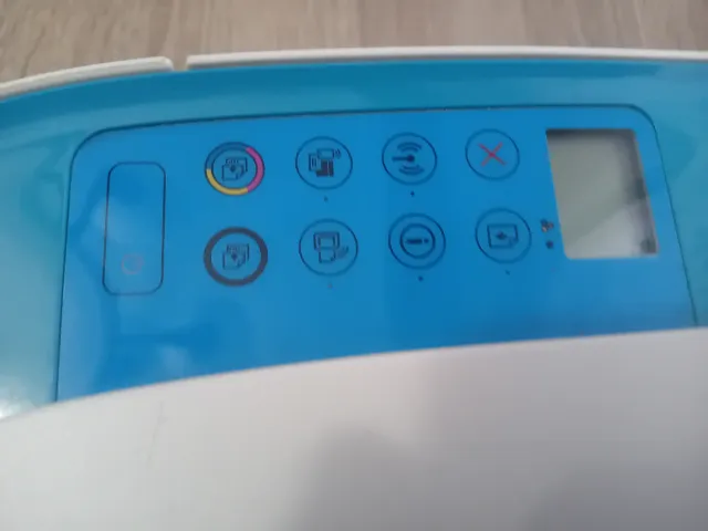 Impresora HP Blanca y Azul