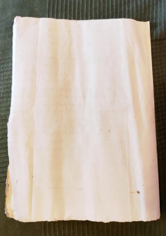 Documento francés manuscrito del s. XVIII Navarra