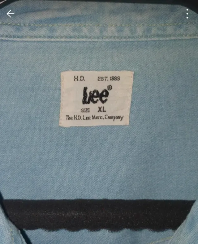 Camicia Lee Uomo Taglia XL