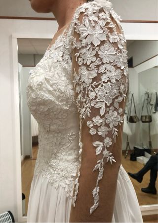 Vestido de Novia Talla 38 Blanco, Nuevo