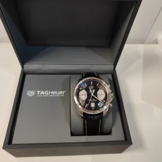 TAG Heuer Carrera Reloj Negro y Plateado