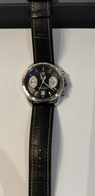 TAG Heuer Carrera Reloj Negro y Plateado