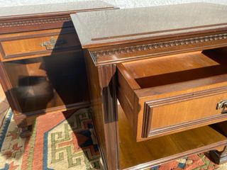 Coppia comodini vintage in legno