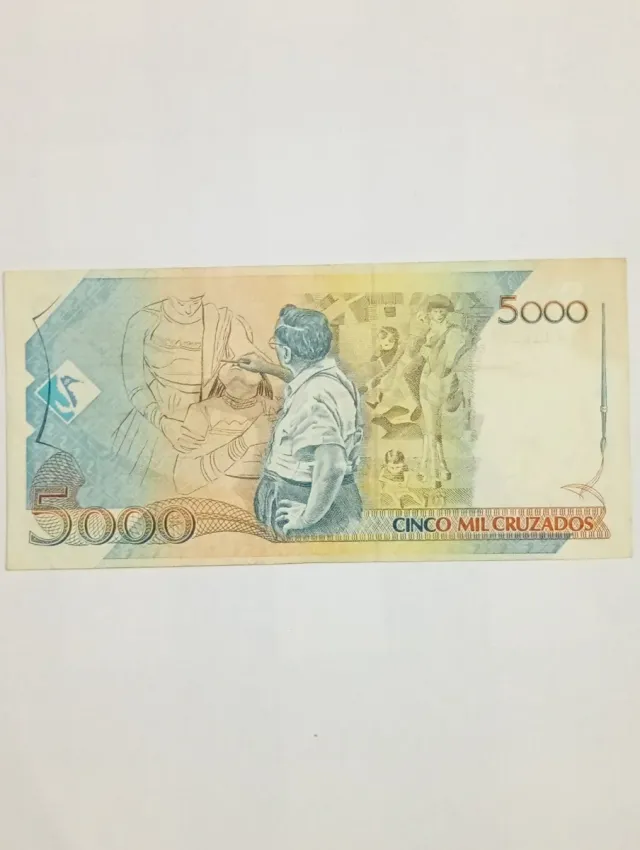Billete 5000 Cruzados Brasil Colección