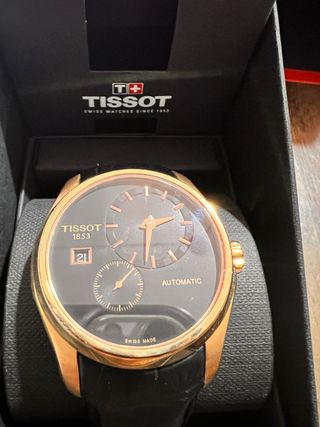 Reloj Tissot Automático Negro/Dorado