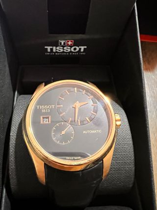 Reloj Tissot Automático Negro/Dorado