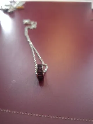 Catenina Brosway con ciondolo viola e argento