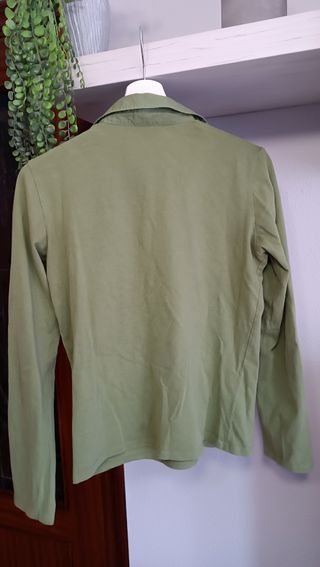 Camisa Massimo Dutti verde talla L