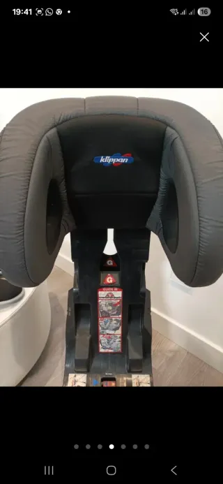 Klippan KISS Silla Coche Bebé Iso-Fix contramarcha