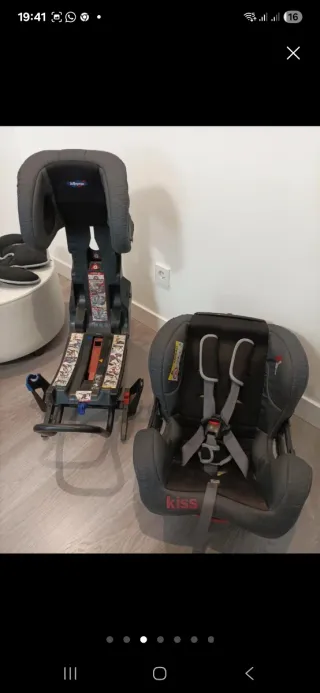 Klippan KISS Silla Coche Bebé Iso-Fix contramarcha