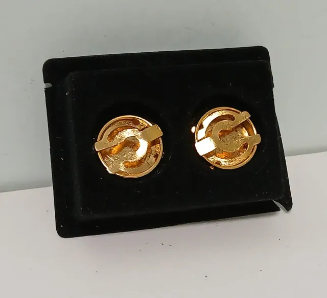 Gemelos Antiguos Corona Real Azul y Dorado