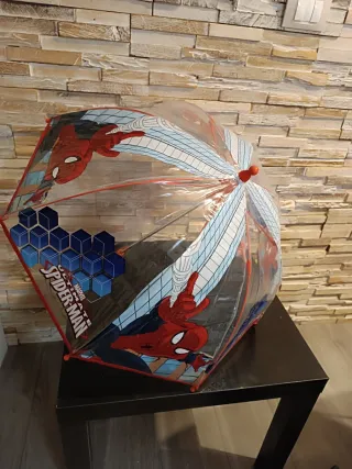 Paraguas Spiderman Transparente