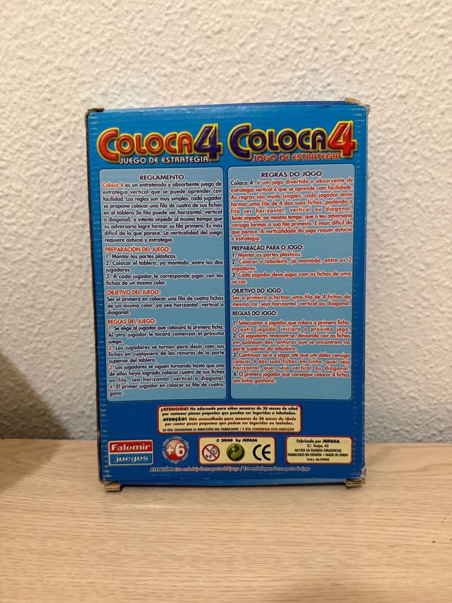 Juego de mesa: Coloca 4 | 4 en raya.
