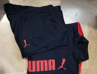 Chándal Puma Azul Marino y Rojo