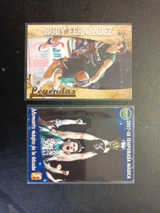 Cromos Rudy Fernández ACB Leyendas temporada 08/09