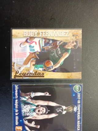 Cromos Rudy Fernández ACB Leyendas temporada 08/09