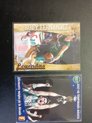 Cromos Rudy Fernández ACB Leyendas temporada 08/09