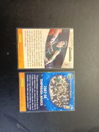 Cromos Rudy Fernández ACB Leyendas temporada 08/09