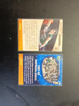 Cromos Rudy Fernández ACB Leyendas temporada 08/09