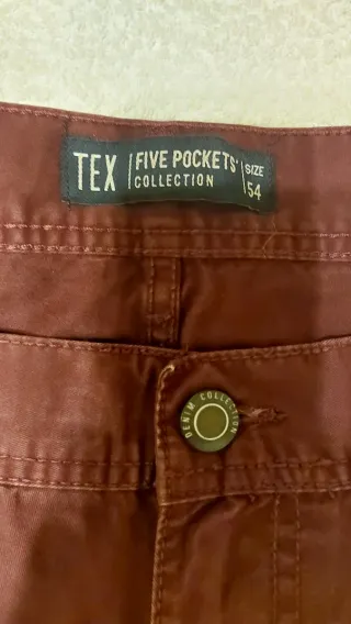 Pantalones de hombre burdeos