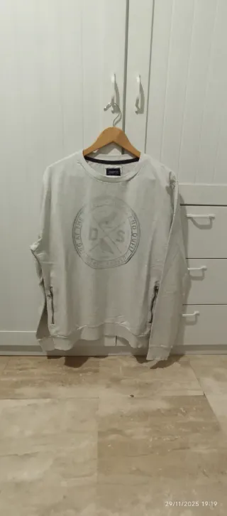 Sudadera gris hombre