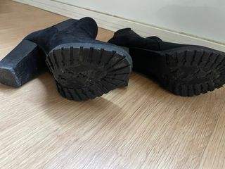 Botines negros tacón 38