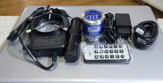 Microscopio YIZHAN 4K con LED y Mando