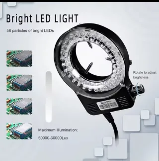 Microscopio YIZHAN 4K con LED y Mando