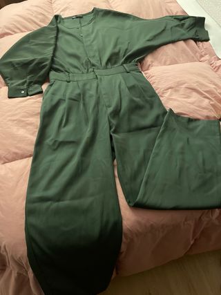 Mono ZARA verde elegante