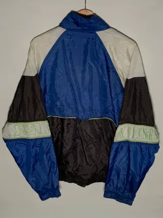 Chaqueta Nike vintage, cortavientos retro Y2K azul