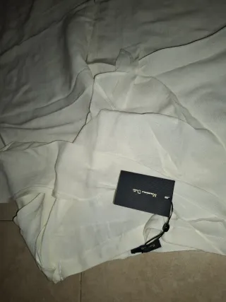 Pantalón Massimo Dutti Mujer Talla 36 Lino