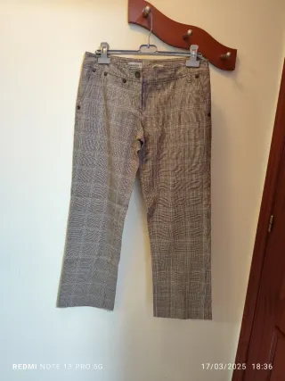 Pantalón de mujer a cuadros