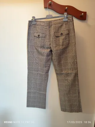 Pantalón de mujer a cuadros