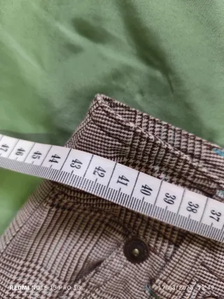 Pantalón de mujer a cuadros