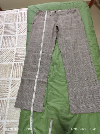 Pantalón de mujer a cuadros