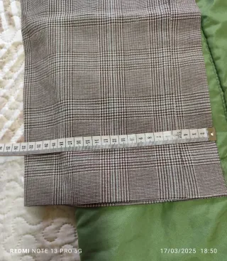 Pantalón de mujer a cuadros