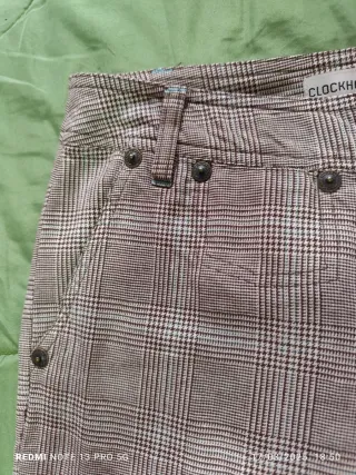 Pantalón de mujer a cuadros