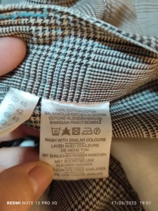 Pantalón de mujer a cuadros