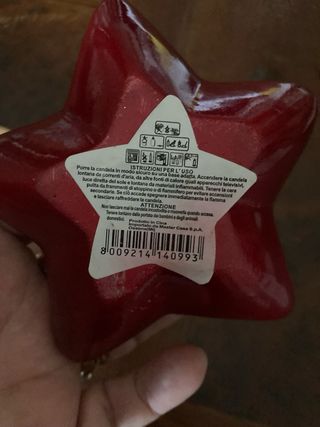 2 Portacandele Natalizi Stella