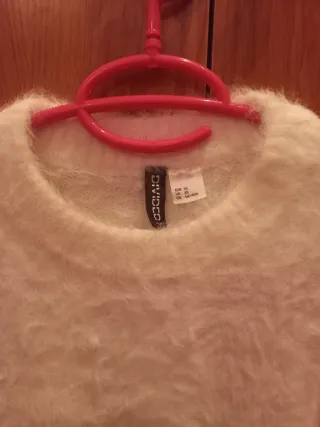 Jersey pelo blanco Divided Talla XS