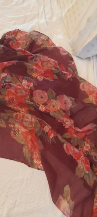Sciarpa donna floreale