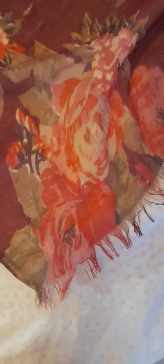 Sciarpa donna floreale