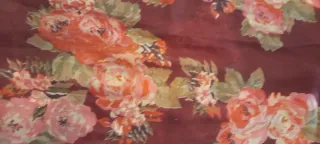 Sciarpa donna floreale