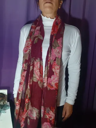 Sciarpa donna floreale