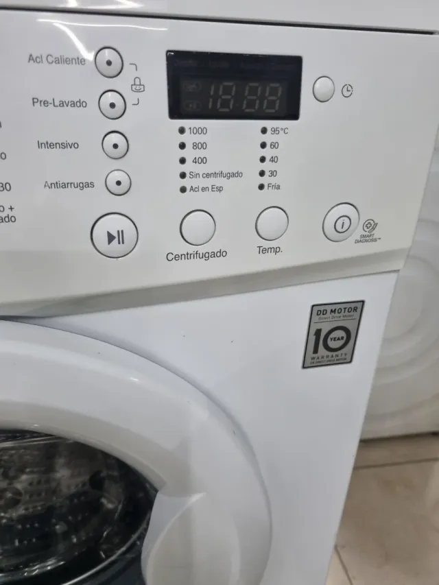 LAVADORA LG 8KG GARANTÍA 6MES TRANSPORTE GRATIS
